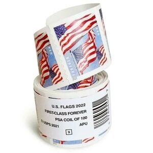 60 Roll of USPS postage stamps of 100 each issue 2023 Total 6000 stamps